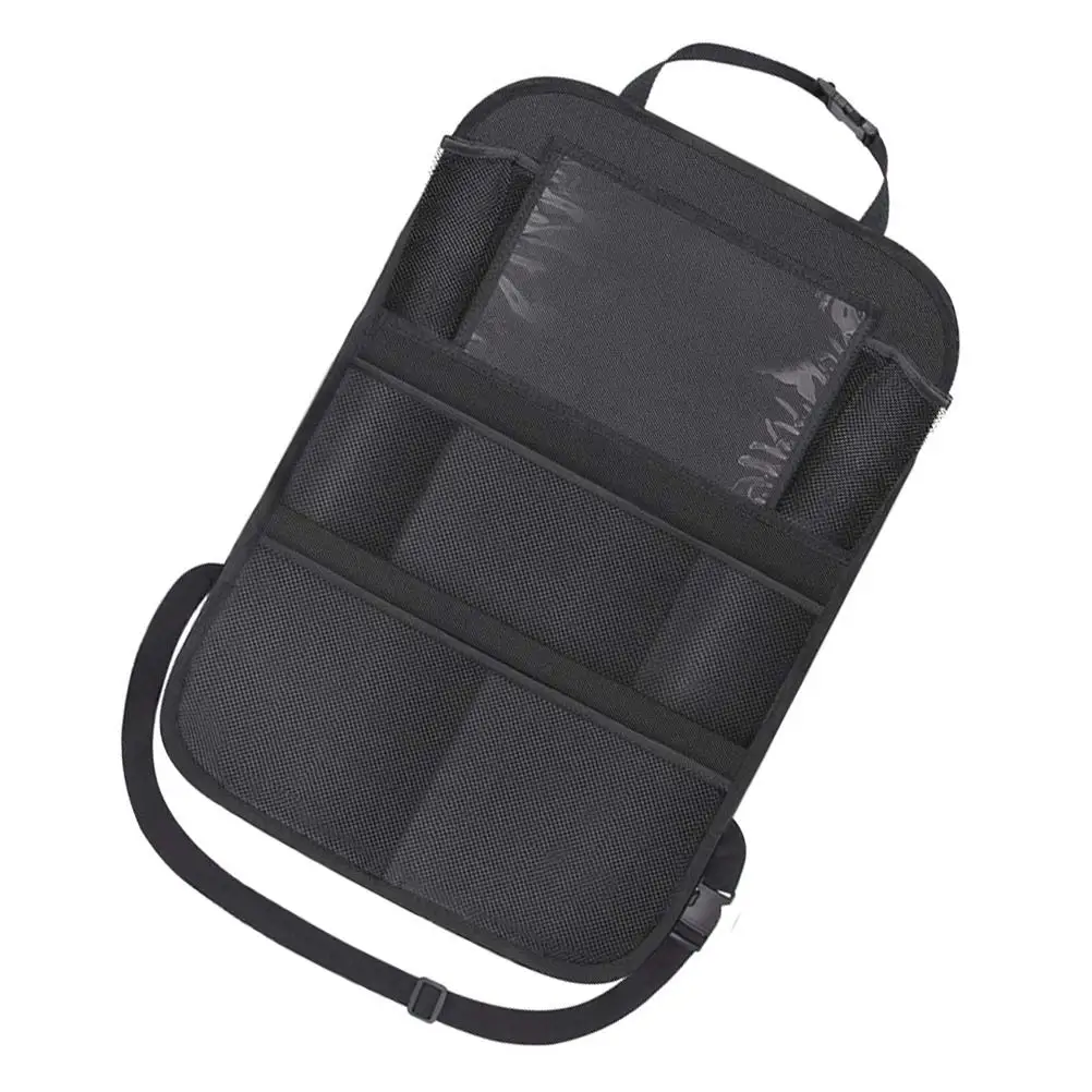 

Children Chair Back Storage Bag Multifunctional Seat Pocket Black Travel Side Bag Premium Material Durable