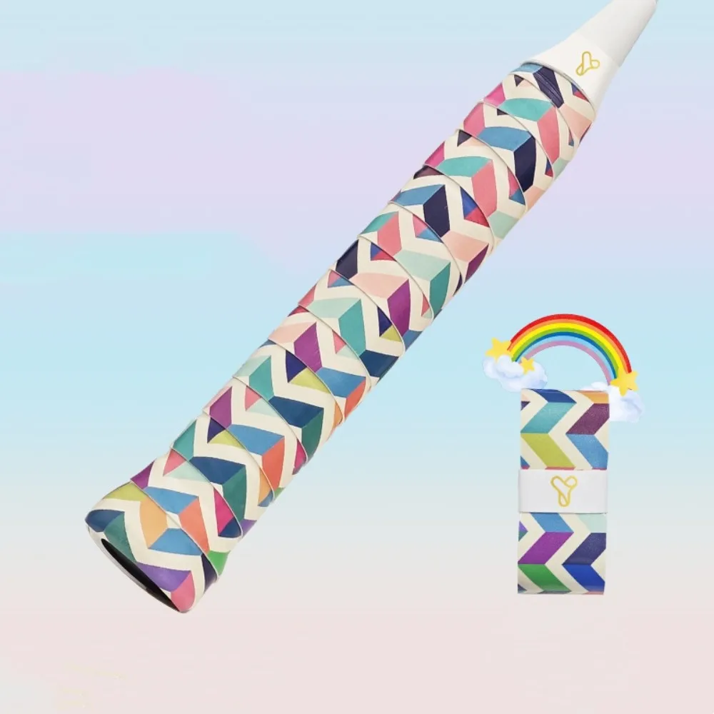 

Panda Flower Badminton Grip Non-Slip Sweat-absorbent Badminton Sweatband Sticky Handle Grip Racket Grip Tape Squash