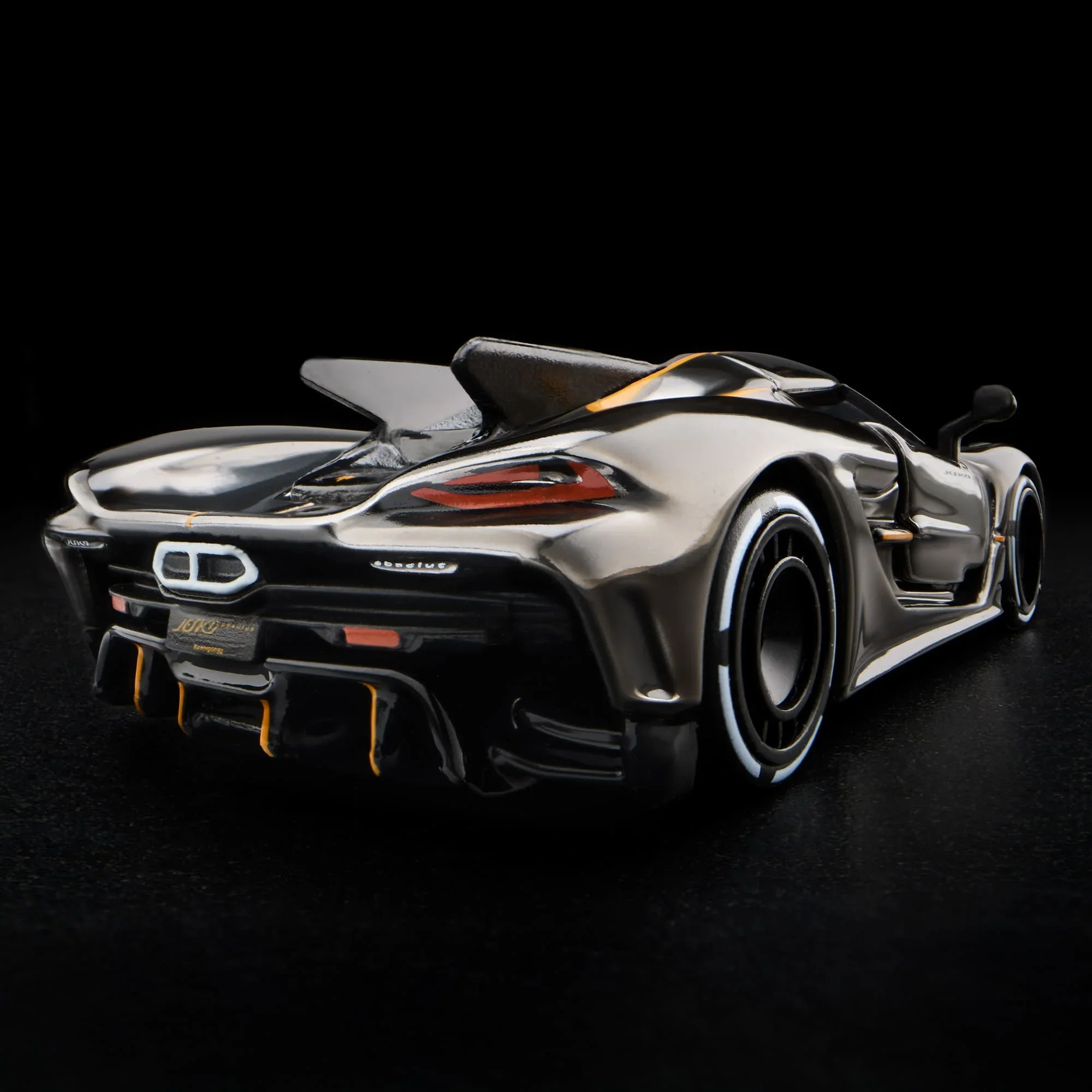 Hot Wheels RLC Collectors Koenigsegg Jesko Absolut 1:64 스케일 자동차 ZAMAC 풀 메탈 광택 블랙 섀시 다이캐스트 차량