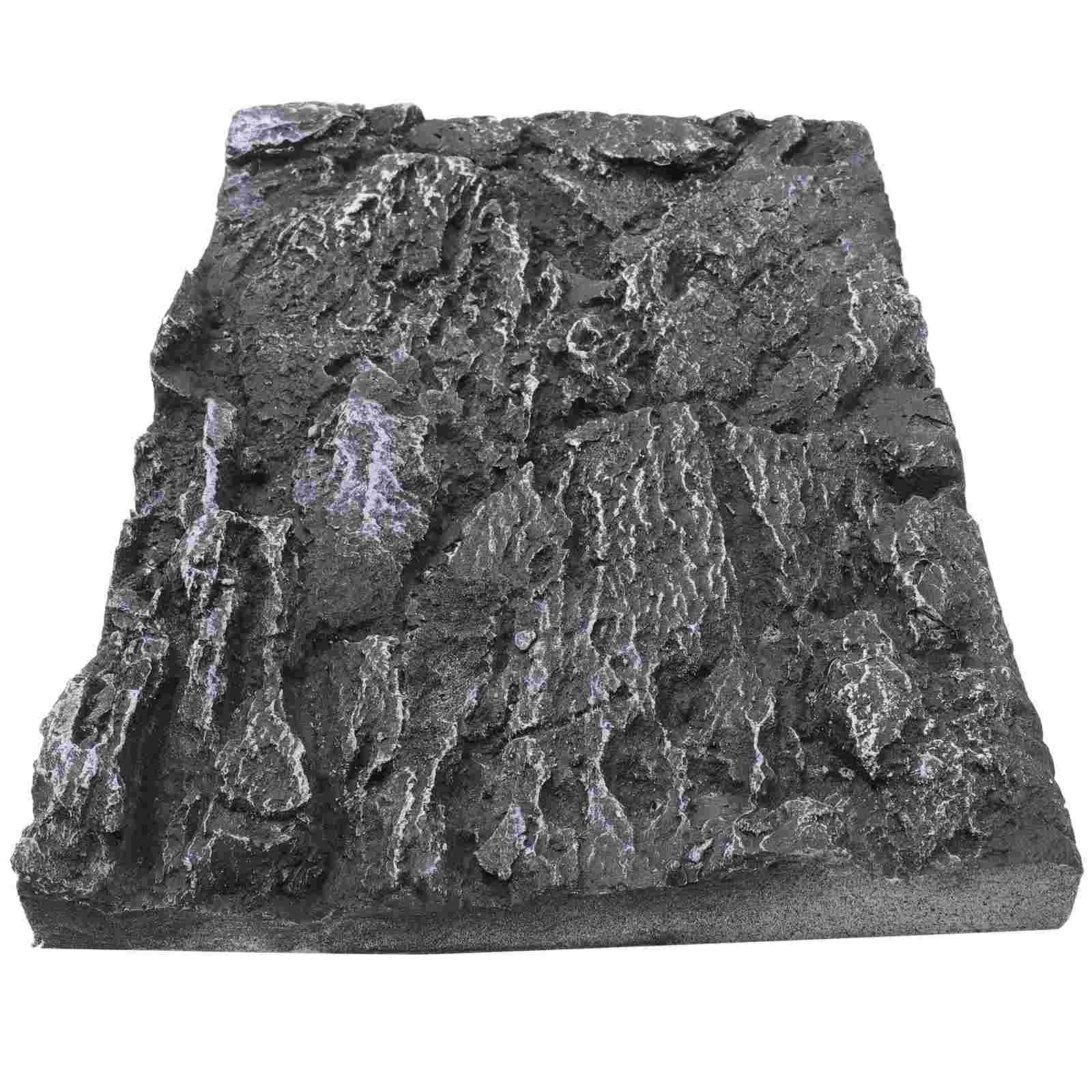 

Background Rock Slab Animal Custom Reptile Terrarium Cling Fish Tank Decorations Decorate Enclosure Boards Pu for Snake