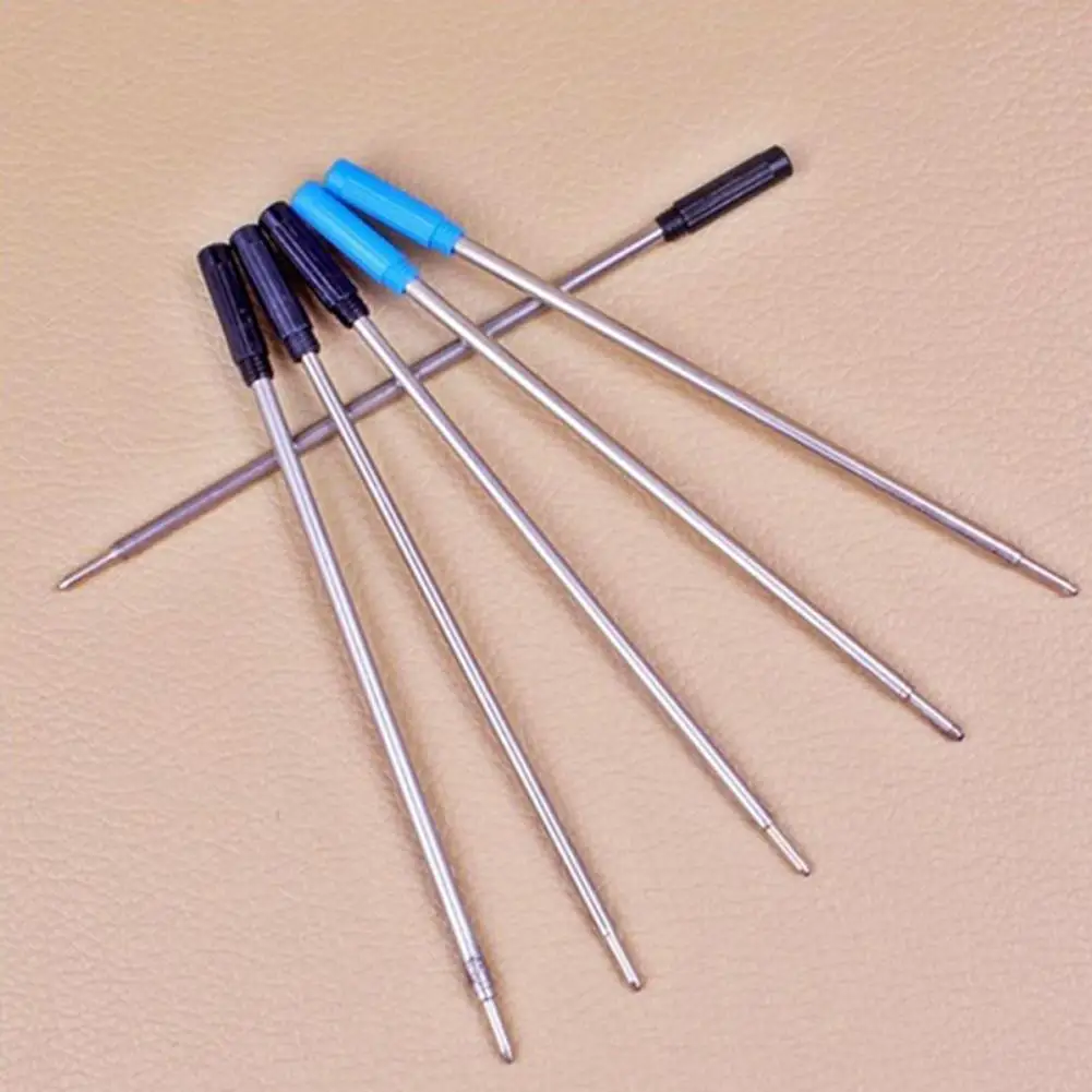 5/10 Stück Metall-Spiral-Mundstück-Nachfüllungen für Roller-Kugelschreiber, Business-Kugelschreiber-Nachfüllungen, Büro- und Schulbedarf, Schreibwaren