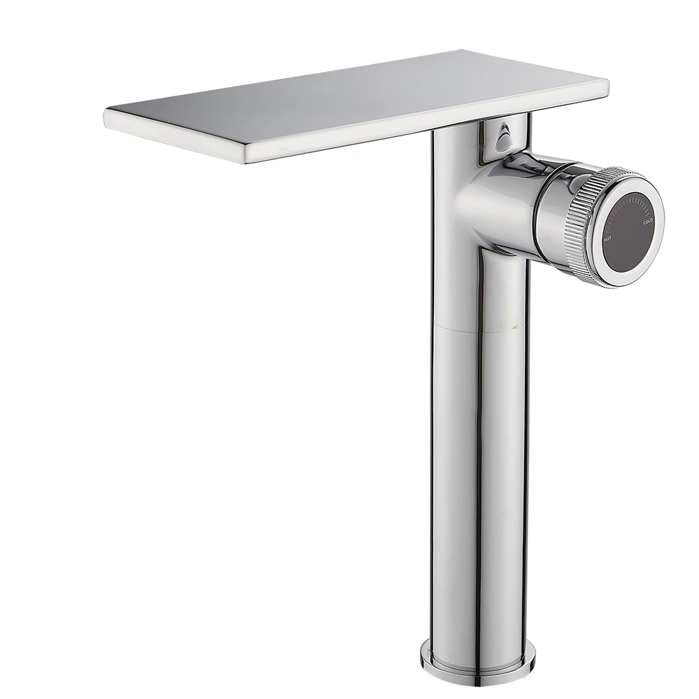 Badkamer Waterval Wastafel Wastafel Kraan Zwarte Kranen Messing Bad Kraan Warm & Koud Water Mengkraan Vanity Tap Badrandcombinaties Wastafel kraan