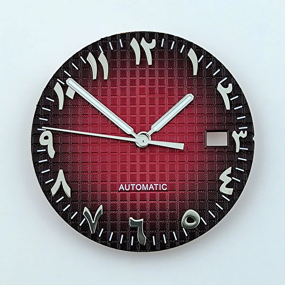 Cadran numérique arabe sans cadran, mouvement lumineux, accessoires de montre, outils de réparation, ajustement, NH35, NH36, 31.8mm