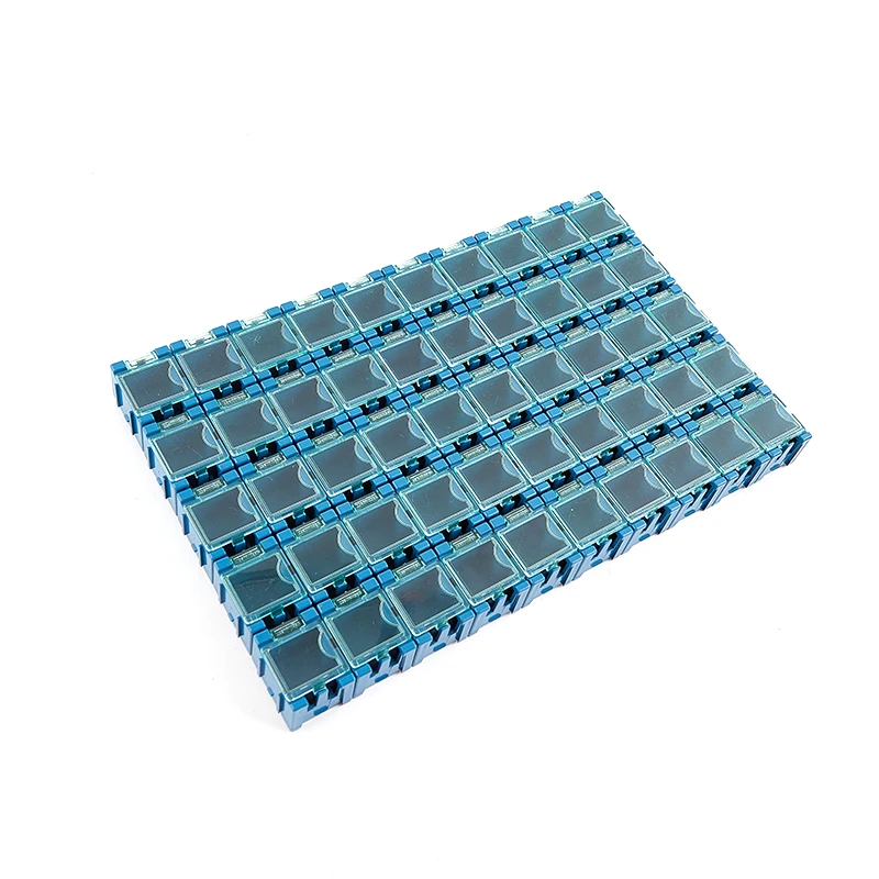 NONE 50 Teile/satz SMD SMT Elektronische Komponenten Container Mini Lagerung Boxen kit 6