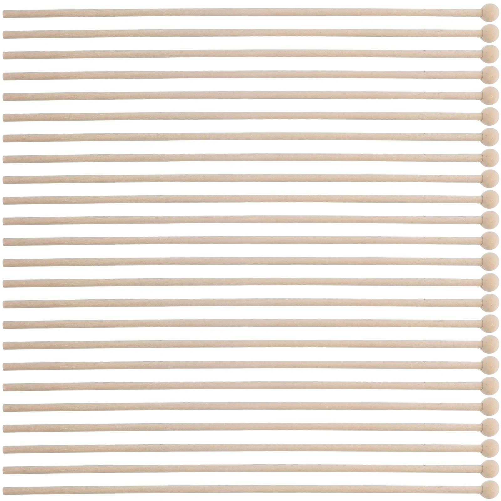 50 Pcs Hand-cranked Flagpole Wooden Stick Flags Small Usa on Craft Sticks Bamboo