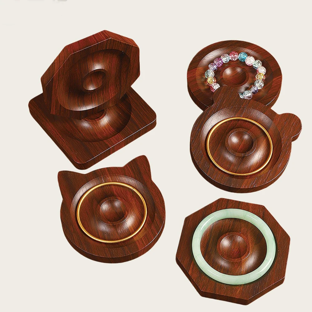 Wooden Jewelry Display Walnut Finished Solid Wood Jewelry Display Tray Bracelet Display Tray Solid Wood Diy Jewelry Tray