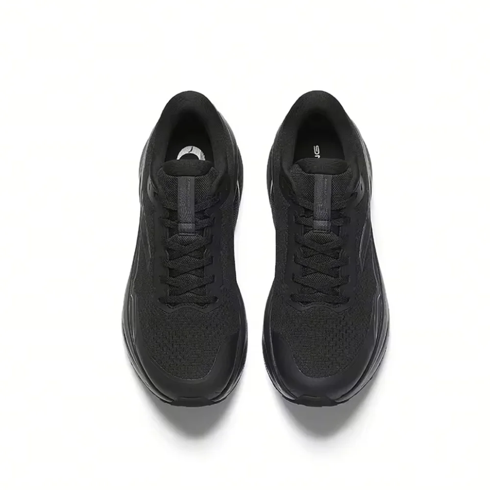 ANTA PG7 Men's Breathable Low-Top Running Shoes, Long-Distance & Sprint Training, Basic Black, 112525546-7