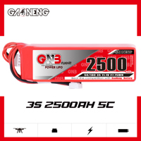 Gaoneng GNB 2500mAh 3S 11.1V 5C Frsky Taranis X9D Receiver Remote Control Battery