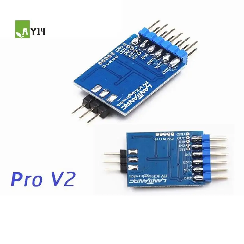 AY14 -Video Switcher Module Video Switcher Module Blauw 5.8G 3-kanaals videoschakelaareenheid voor RC FPV-camera