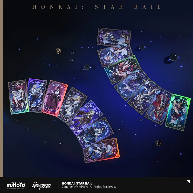 Presale Game Honkai: Star Rail Official Merch Fables of Stars Laser Ticket Topaz Argenti Ruan Mei Dr. Ratio Black Swan Sparkle