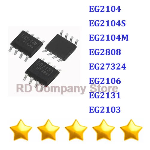 

10pcs EG2104 EG2104S EG2104M SOP-8 EG2808 EG27324 EG2106 EG2131 EG2103 SOP8 New Original