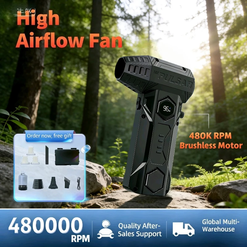 

X11Pro 990000 об/мин турбоструйный вентилятор высокой мощности бесщеточный двигатель турбовентилятор скорость ветра 75 м/с 10000 мАч жестокий вентилятор