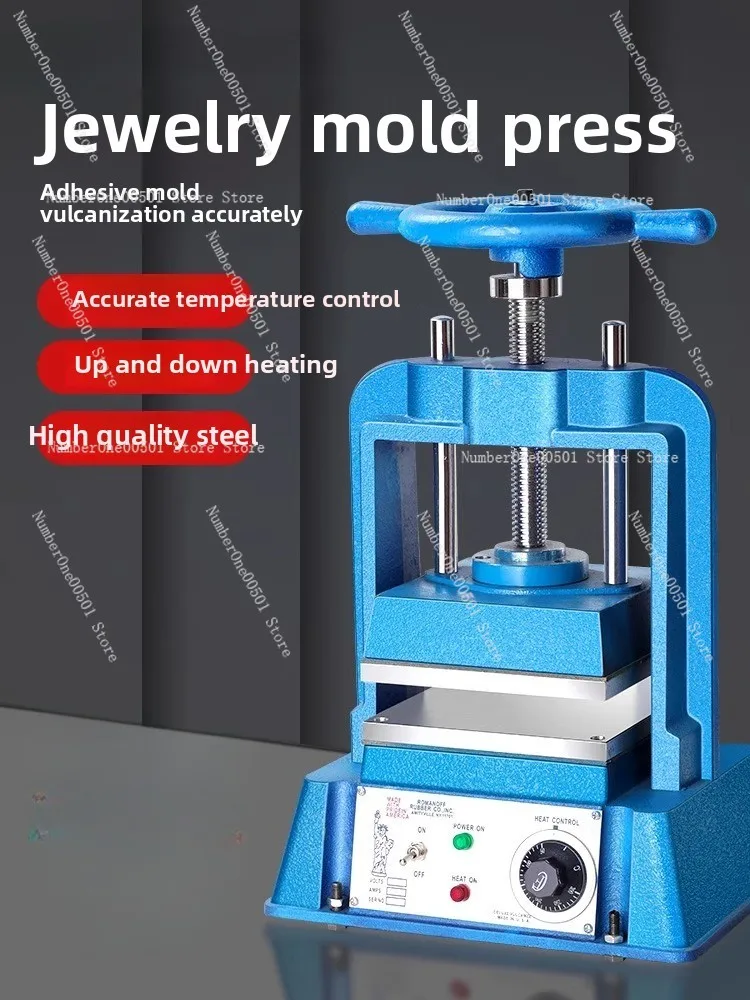 Manual Wax Injector Machine for Jewelry Making - Metal Casting Mold Heater for Gold/Silver Alloy Processing