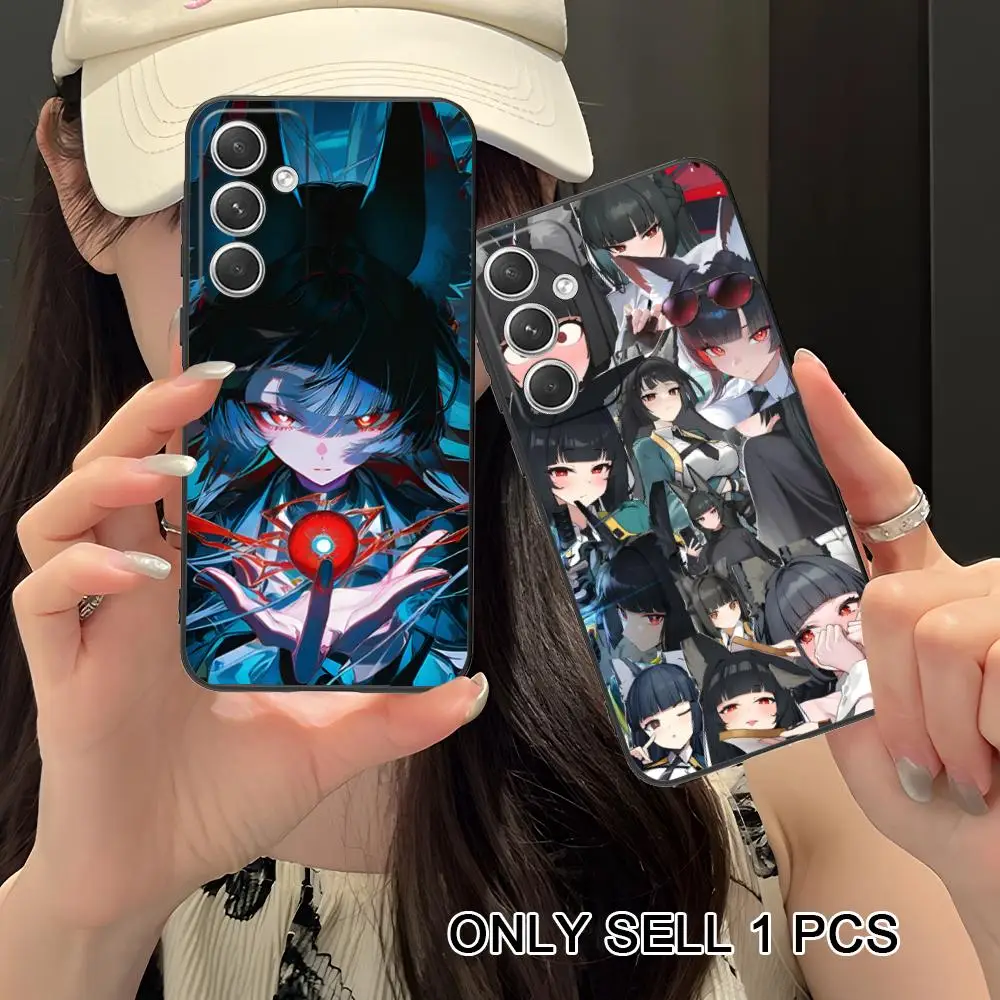 ZZZ Hoshimi Miyabi Phone Case for Samsung Galaxy S26 S25 S24 S23 S22 S21 S20 Note20 Plus FE Ultra Soft TPU Shockproof Cover