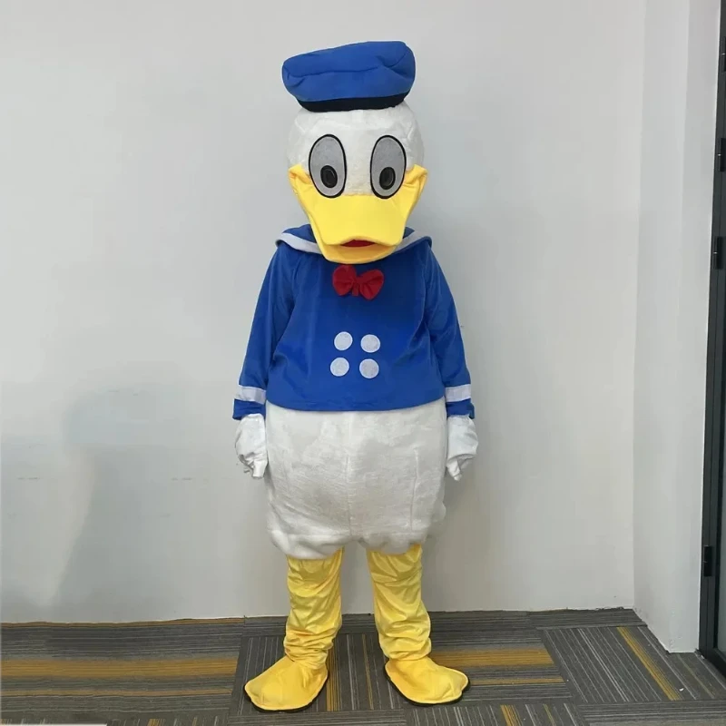 Donald Duck และ Daisy Duck คอสเพลย์เครื่องแต่งกายการ์ตูน Mascot โฆษณาชุดแฟนซีสัตว์ Carnival Prop Mascot