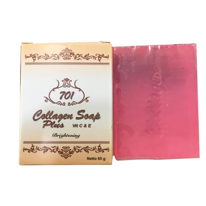 Dark Black Skin Lightening Soap Collagen Soap Plus Vit C & E Glycerin Brighten Face Body Skin Soap