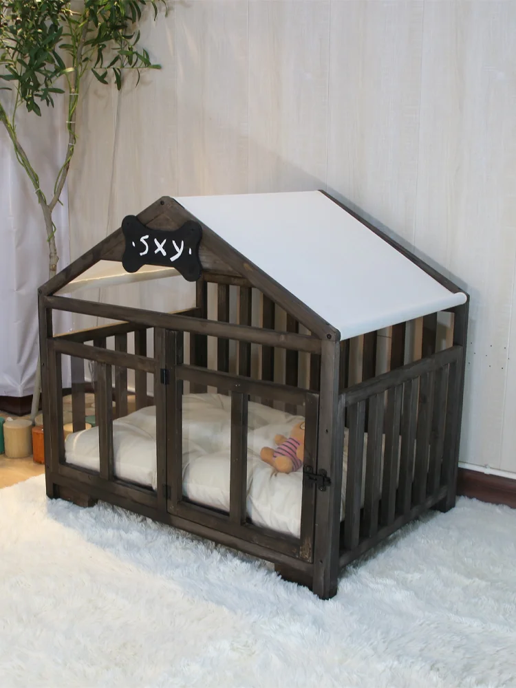 Dog kennel house type indoor small dog all year round removable and washable cat kennel dog house pet bed supplies