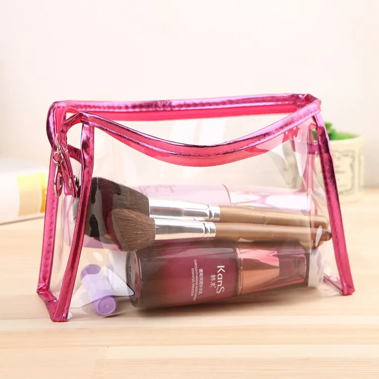 Transparent Portable Make Up Women Makeup Organizer Bag Girls Cosmetic Bag Toiletry Travel Kits Storage Bag Hand Mujer Bolsas