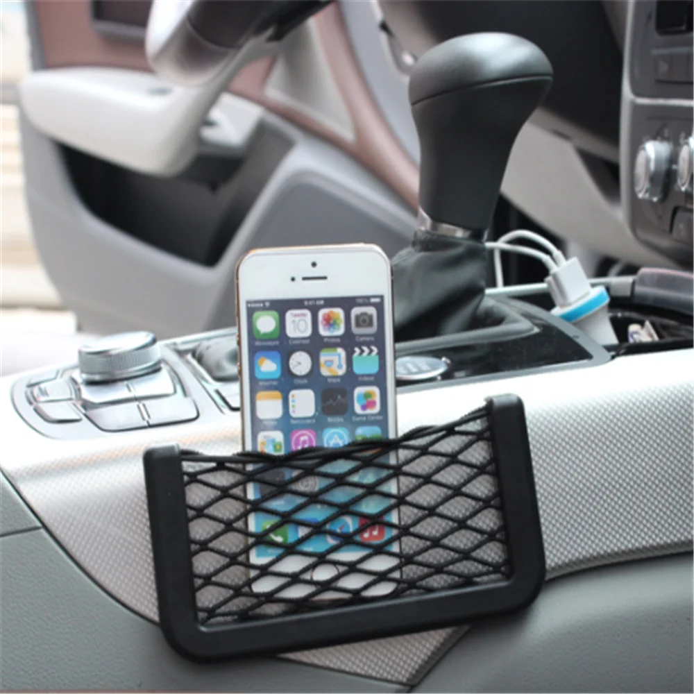 Car Accessories Storage Net Bag Sticker For Hyundai Solaris Accent I30 IX35 Tucson Elantra Santa Fe Getz I20 Sonata 8