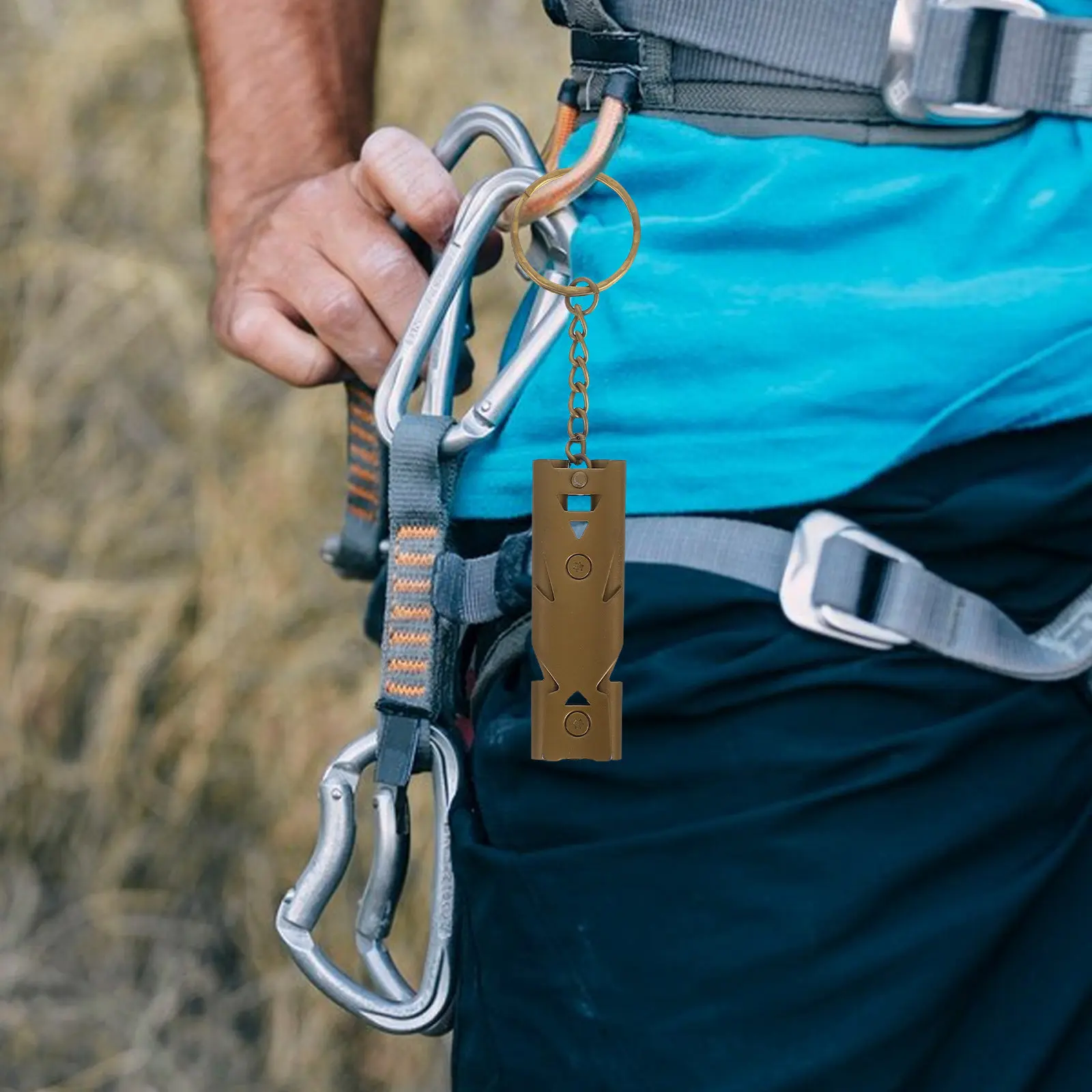 Outdoor Survival Whistle High Decibel Emergency Lifesaving Whistle Portable Compact for Hiking Camping Rescue Diving Boating Dog