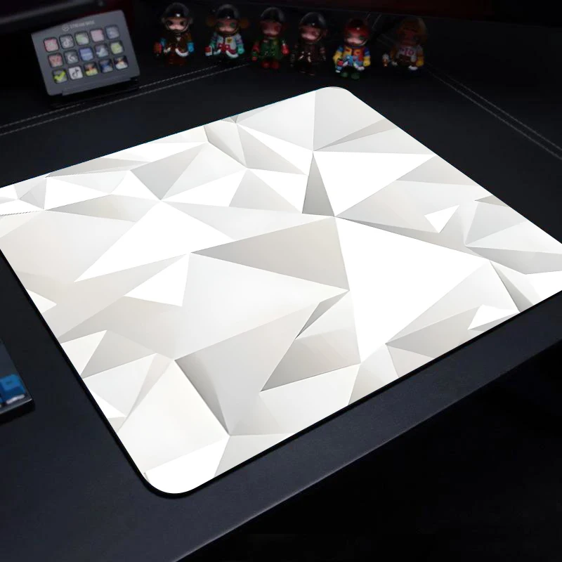 

Diamond Waterproof Mouse Office Accessories Gamer Keyboard Computer Notebook Rug 450x400 Table Cushion Carpet White Extended Pad