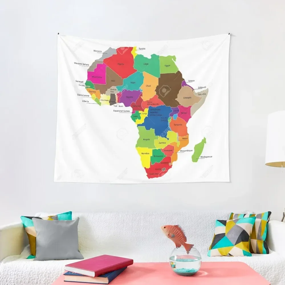 

Africa map Tapestry Room Decor Aesthetic Wall Hangings Decoration Room Decorations Aesthetics Tapestry