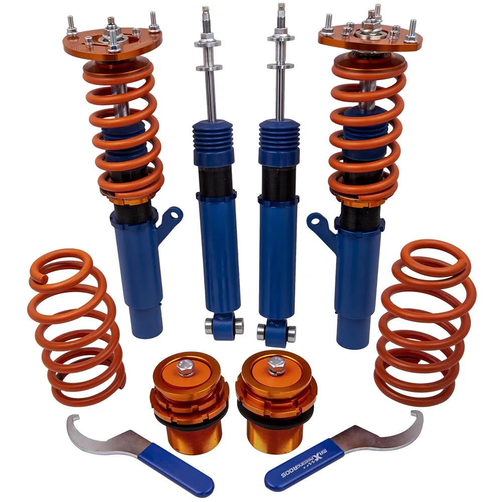 MaXpeedingrods 24 Ways Shock Absorber for Seat Leon MK3 Audi A3 S3 Soft and Hard Adjustable Coilover