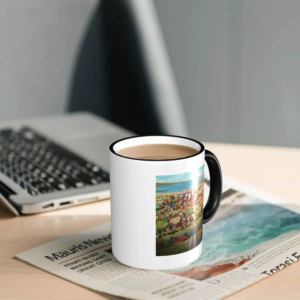 Serene Jaguar Cars Land Rover Logo BMeadows Mug Funny Ceramic Coffee Cups Tea Mugs Milk Cup Drinkware Gifts for Woman Man