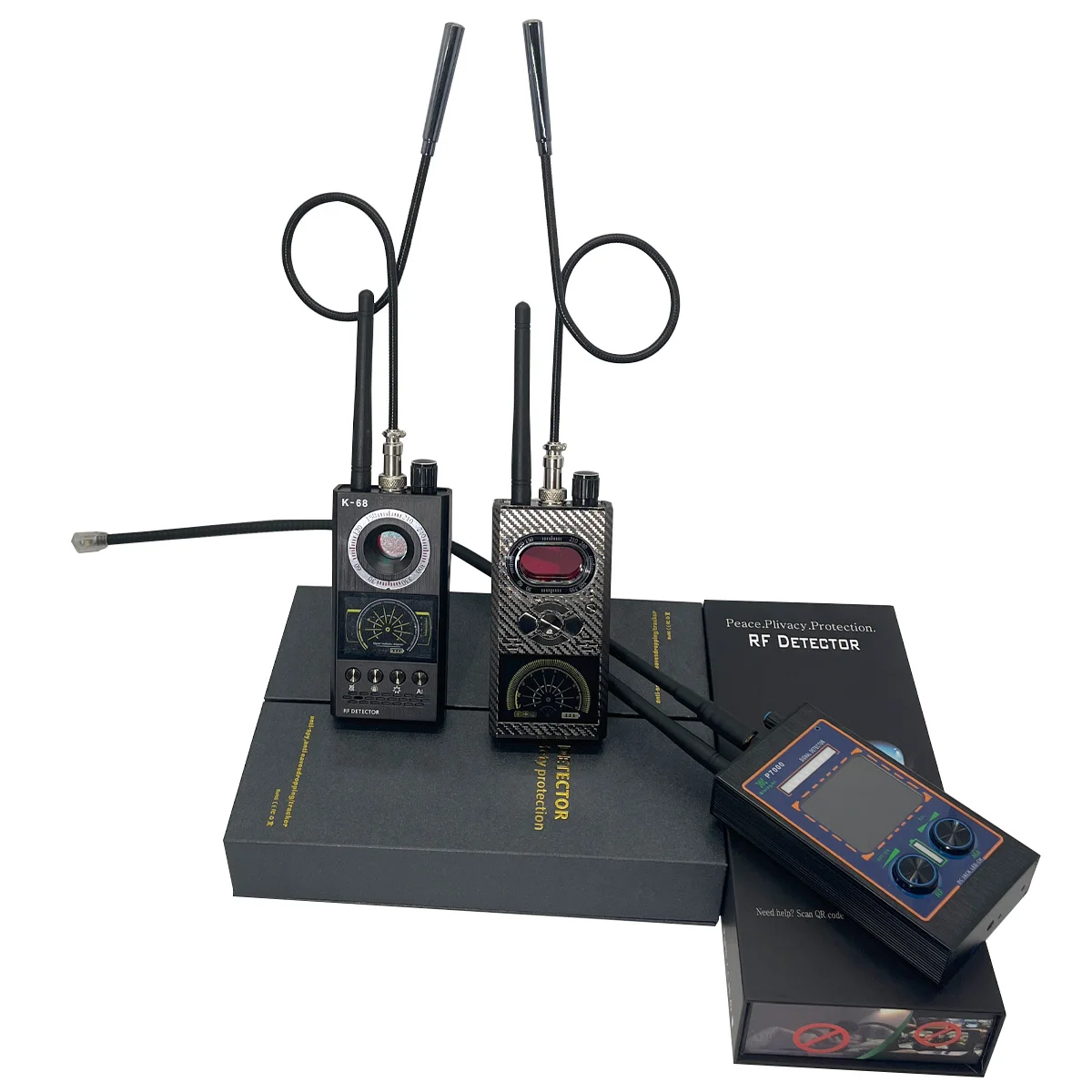 Smart K99 Anti Spy Detector 5 Modes Hidden Camera GPS Tracker Finder with AI Automatic Alarm 1-8000MHz Frequency Range