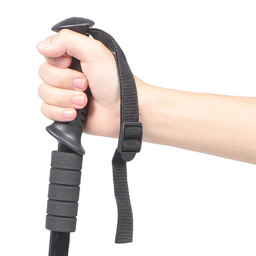 

4Pcs Adjustable Ski Pole Wrist Straps Nylon Replacement Straps for Trekking Poles Walking Stick Hiking Snowboard Carry