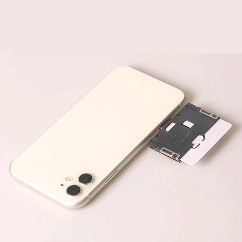 آيفون بطاقة SIM 4in1 فتحة للبطاقات الخارجية محول سريع بطاقة مبدل آيفون قارئ بطاقات SIM حامل إعادة التمهيد المجاني نانو #2