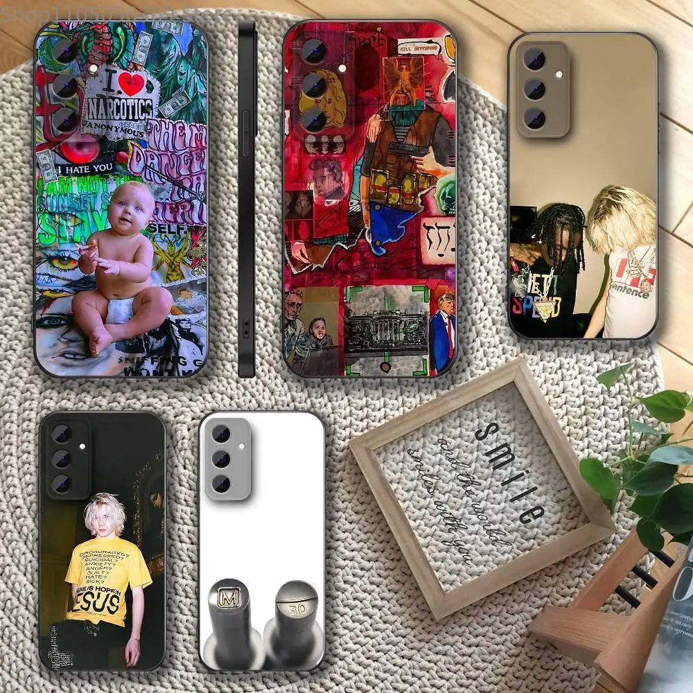 

N-Nettspend Album Phone Case For Samsung S 25,24,23,22,30,21,10,9,Ultra,Plus,Lite,FE,4,5 G Soft Black Case