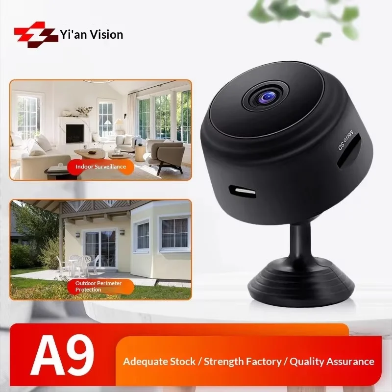 Yianshi A9 Smart WiFi Security Camera 1080P HD Wireless Surveillance Cam Indoor Outdoor Portable Mini Camera with Night view 2