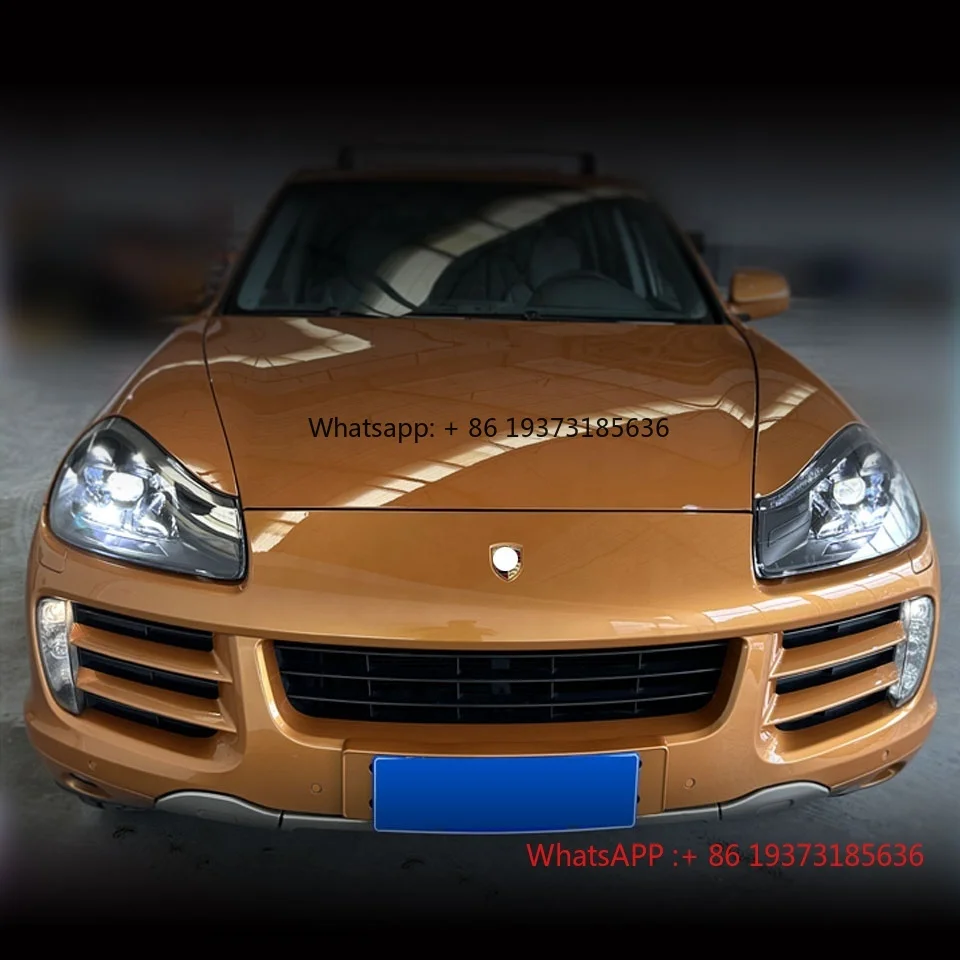 Wysokiej jakości reflektory LED Plug and Play do Porsche Cayenne 957 2007-2010 Upgrade Matrix New Version