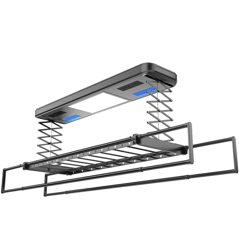 Automatic Ceiling Electric Foldable Laundry Clothing Drying Hanging Rack Heating Air Remote Control Clothes Dryer