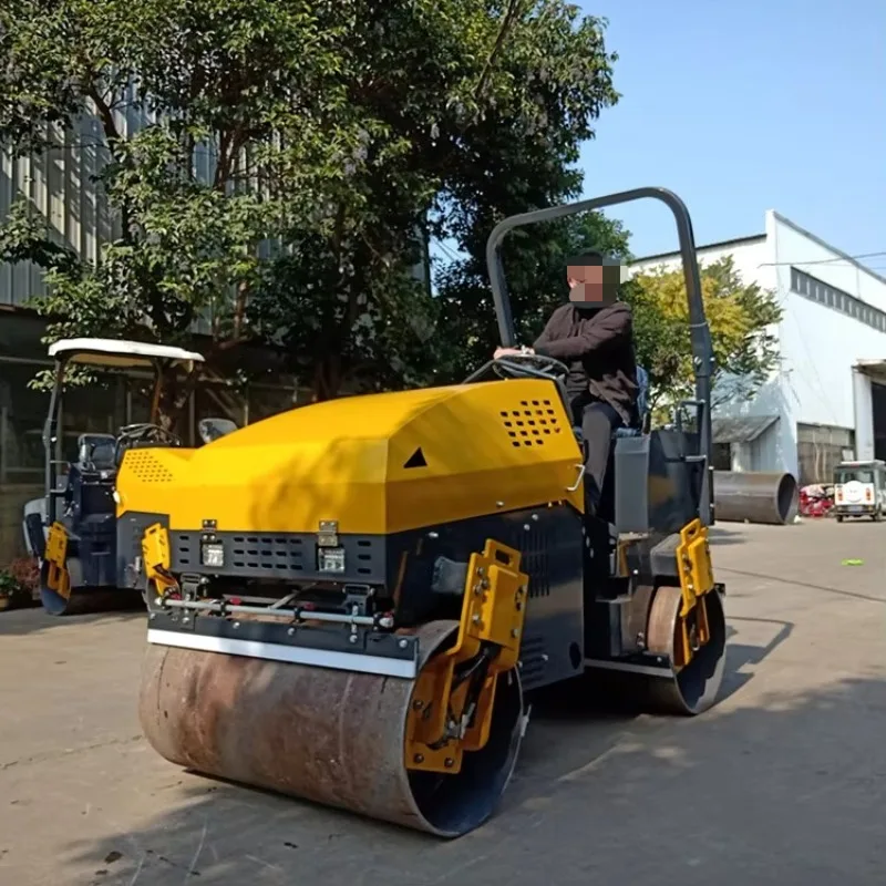 Hydraulic Road Roller Machine for Asphalt Soil and Gravel Compaction Suitable for Urban Construction Applications
