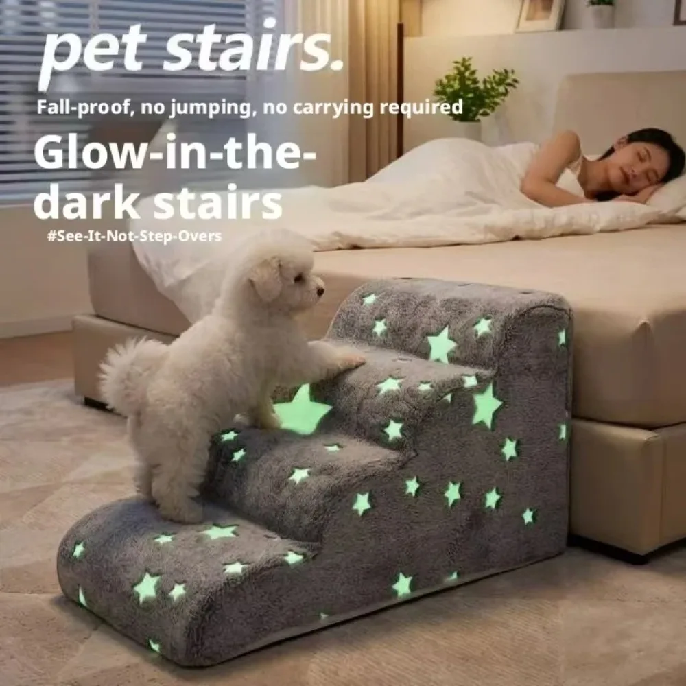 2-3-4-gradini-luminosi-per-animali-domestici-rampe-sicure-in-schiuma-antiscivolo-per-cani-gradini-a-stella-per-proteggere-cani-anziani-scala-per-divano-e-letto-regalo