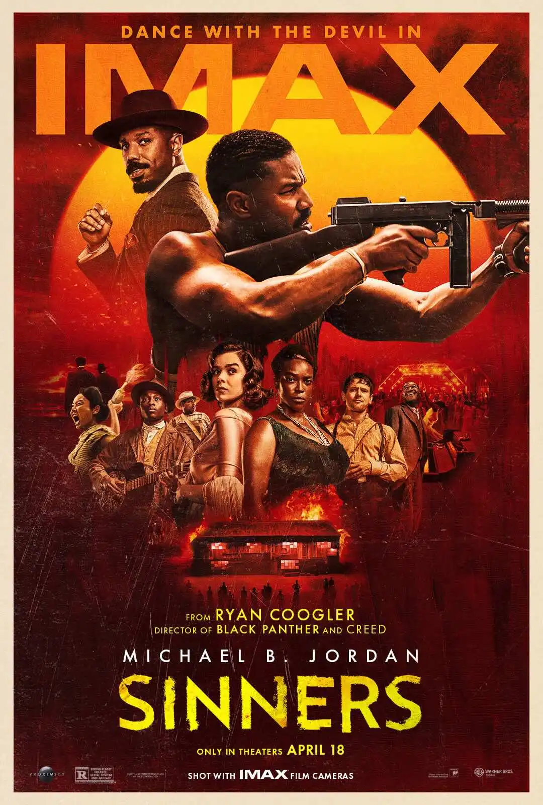 Movie Sinners 2025 Art SILK POSTER Wall Art Home Decoratief schilderij