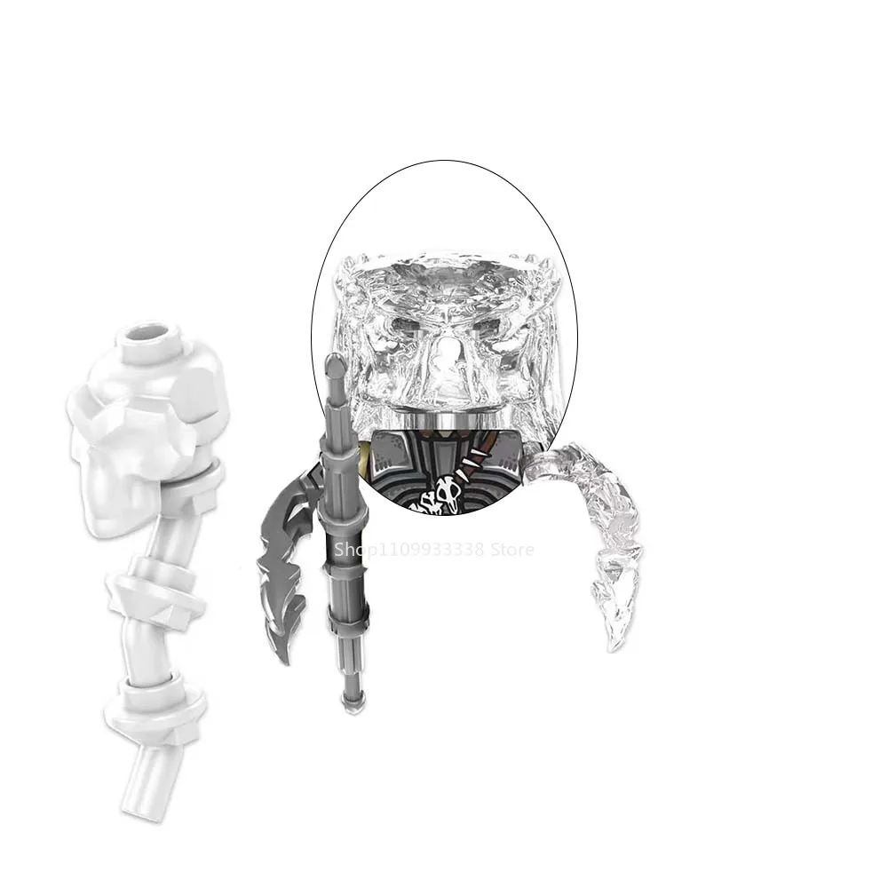 Predator Alien Collection Building Blocks Dek Xiya Mini Movable Model Assemble Compatible Action Figures Puzzle Bricks Toy Gifts view 6