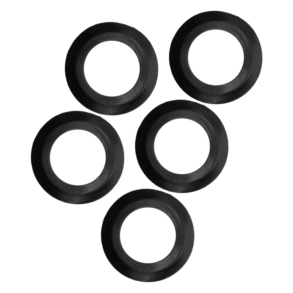 5Pcs Rubber Sink Plug Seal Gasket Replacement Washer for Strainer Basket Drain Waterproof Long-Lasting Household Kitchen Use