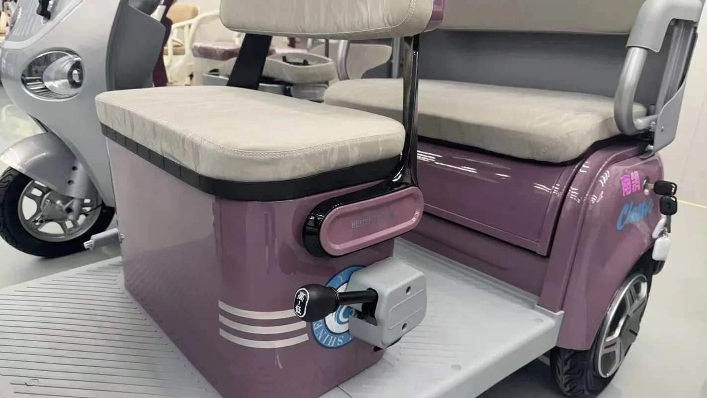 Waterproof Closed Cabin Electric Tricycle 3 Wheel Electric Cargo Vehicle Stable Climbing Performance Long Mileage Farm Goods