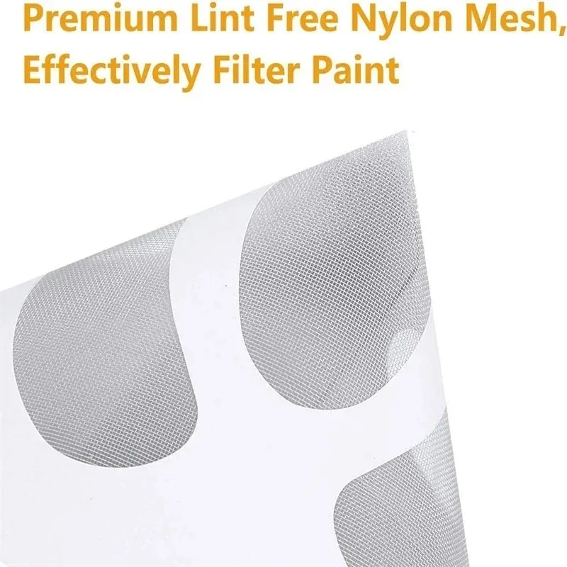 10/300pcs Car Disposable Paper Filter 190 Mesh Purifying Straining Cup Paint Spray Mesh Conical Nylon Micron Paper Funnel Tools