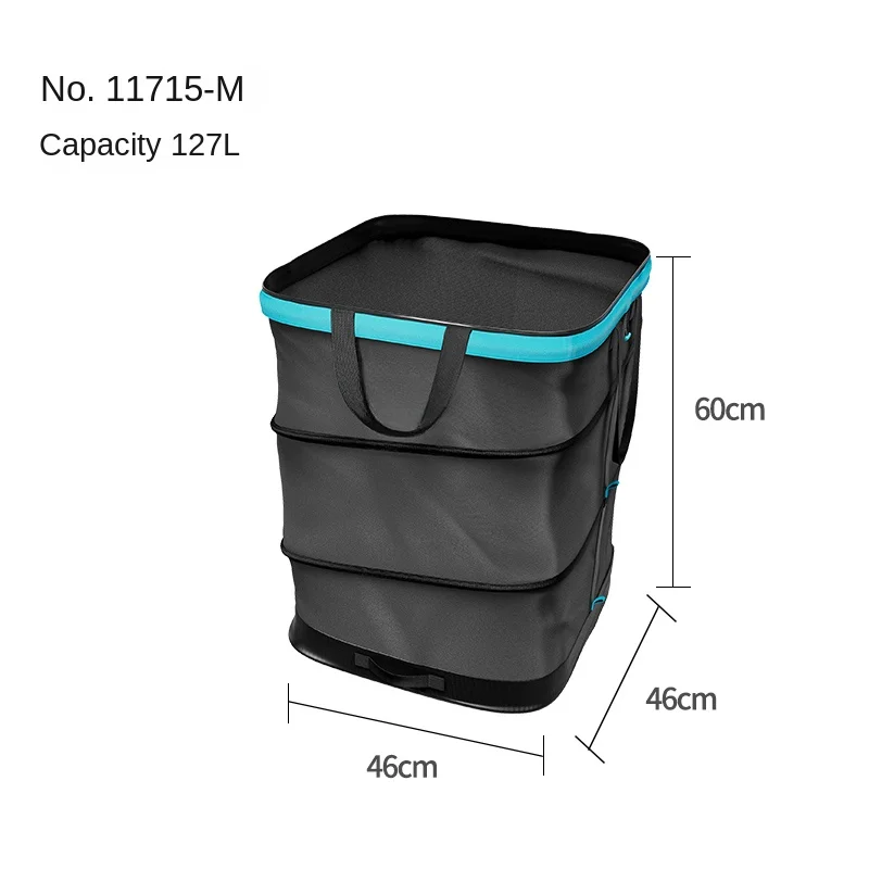 Garden Grass Trimmer Bag Waterproof Dry Black Hydroponics Leaf Bowl Trimming Bag