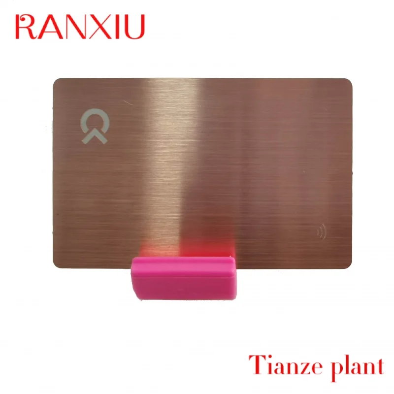 Custom Custo Color 13.56hz N 213 etal Card RFID  Busins Card