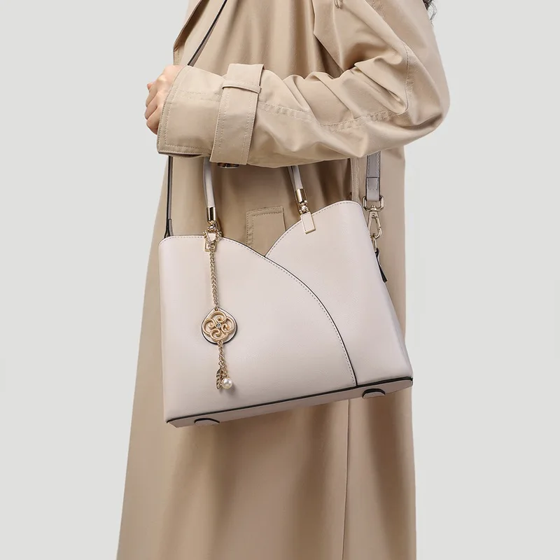 Mother’s Day Gift Women Handbag 2026 New Genuine Leather Crossbody Bag Senior Sense Birthday Gift For Mums In Their Middle Years