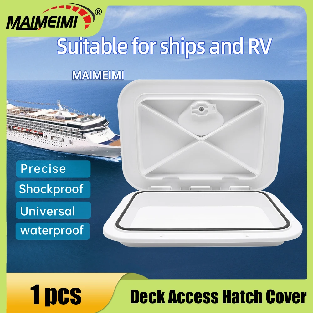 

270*375 мм крышка люка доступа к палубу для лодки, яхты, автофургона, водонепроницаемая, анти-УФ-защита, нескользящая, смотровая, ABS-пластик, дверная палуба, доступ к палубу