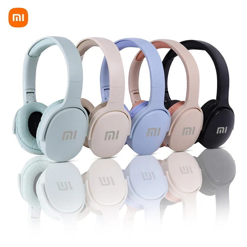 سماعات رأس لاسلكية Xiaomi P2961 مزودة بتقنية البلوتوث 5.3 قابلة للطي 9D HIFI صوت ستيريو سماعة رأس طويلة عمر البطارية سماعة أذن جهير ثقيلة