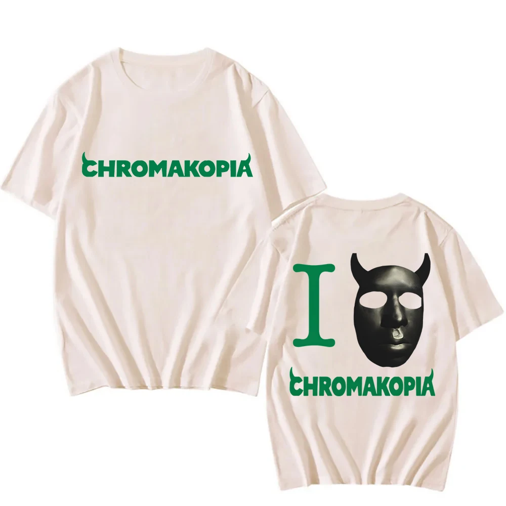 New Album Fashion Streetwear T-shirt Women/Men The Creator Album Chromakopia Graphic Tee Unisex Music Fan Gift Cotton T-shirts