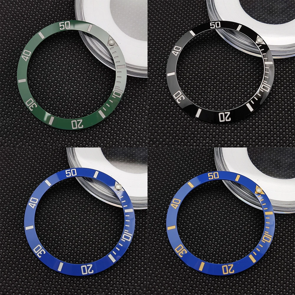 38*30.8MM Original high quality Watch Bezel Inserts Ceramic Wristwatch Bezel Insert Watch Accessories Suitable For Diving Watch