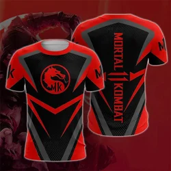 Summer New Fighting Game Elements 3D Printed Street Wear Fashion Men's O-neck T-shirt Top Loose Comfortable Short Sleeves